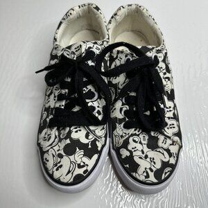 Disney Black White Mickey Mouse Tennis Shoe Size 7